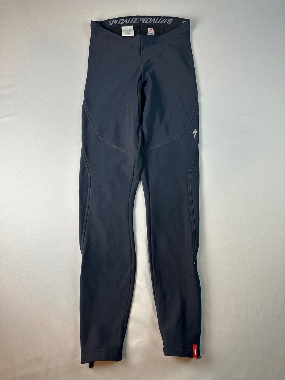 Specialized Black Womens Cycling Biking Pants Lined Small Reflective Logo